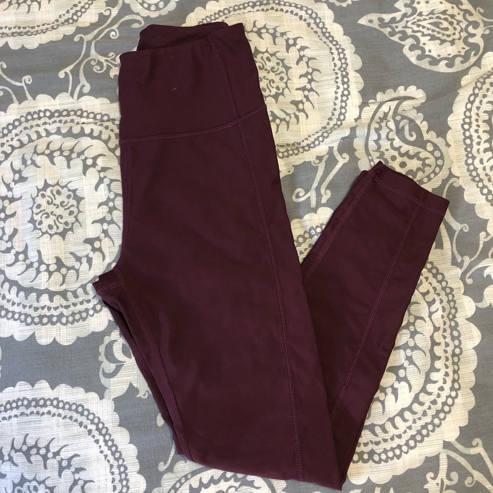 WhiteFox Active Leggings in Burgundy